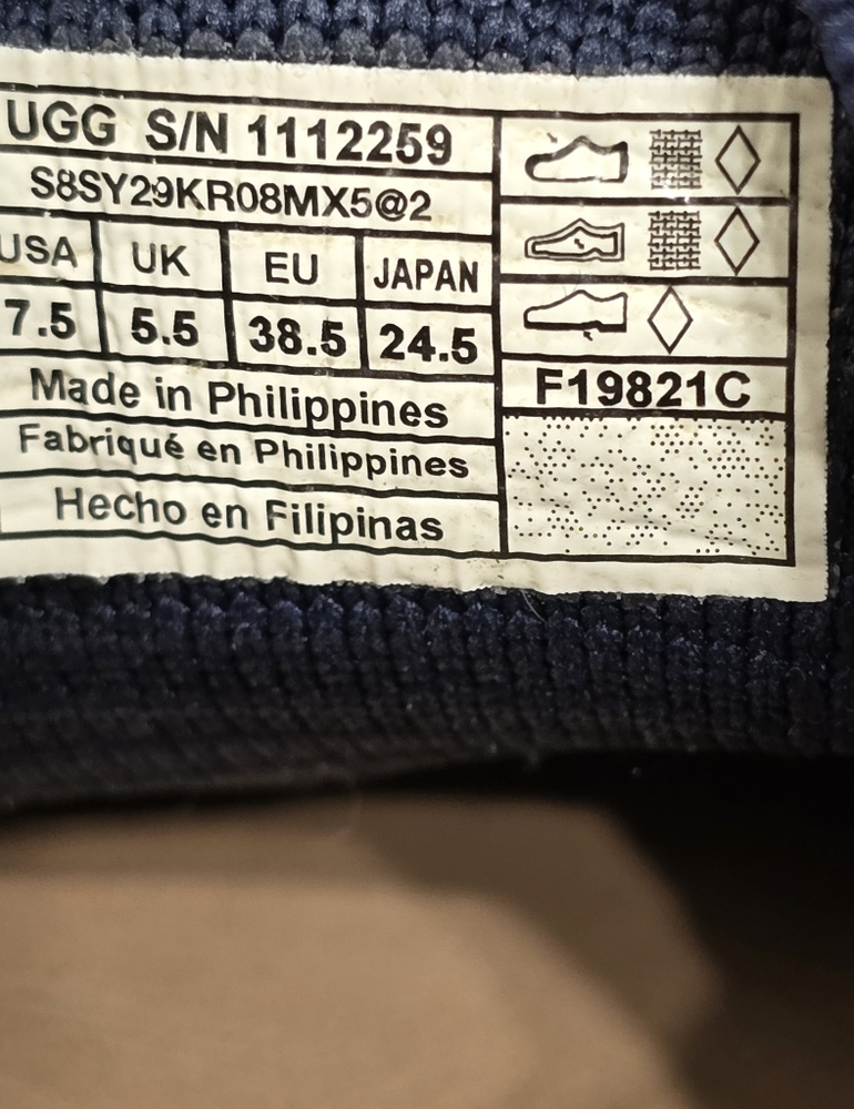 UGG Sammy Wavy Slip-on Sneaker Women's Size 7.5 - Picture 9 of 10